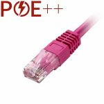 Cablenet 4m Cat6 RJ45 Pink U/UTP PVC 24AWG Flush Moulded Booted Patch Lead