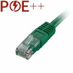 Cablenet 4m Cat6 RJ45 Green U/UTP PVC 24AWG Flush Moulded Booted Patch Lead