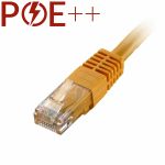 Cablenet 2.5m Cat6 RJ45 Yellow U/UTP PVC 24AWG Flush Moulded Booted Patch Lead