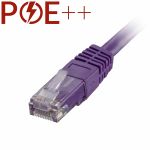 Cablenet 2m Cat6 RJ45 Violet U/UTP PVC 24AWG Flush Moulded Booted Patch Lead