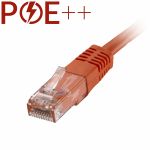 Cablenet 8m Cat6 RJ45 Orange U/UTP PVC 24AWG Flush Moulded Booted Patch Lead