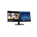 Lenovo ThinkVision P34w-20 86.7 cm (34.1") 3440 x 1440 pixels Wide Quad HD LED Black
