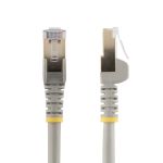 StarTech.com 0.50 m CAT6a Ethernet Cable - 10 Gigabit Shielded Snagless RJ45 100W PoE Patch Cord - 10GbE STP Category 6a Network Cable w/Strain Relief - Grey Fluke Tested UL/TIA Certified