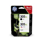 HP 6ZA94AE/305XL Printhead cartridge multi pack high-capacity black
