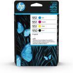 HP 6ZC65AE/950/951 Ink cartridge multi pack Bk,C,M,Y 24ml + 3x8ml Pack=4 for HP OfficeJet Pro 8100/8610/8620