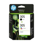 HP 305 Black/Tri-Colour Original Ink Cartridges 6ZD17AE