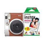 Fujifilm Instax Mini 90 Instant Camera (30 Shots) - Brown
