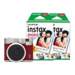 Fujifilm Instax Mini 90 Instant Camera, Case & Album Bundle (50 Shots) - Red