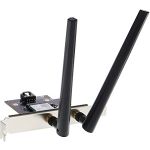 ASUS Dual-Band WiFi 6/BT5 AX3000 MU-MIMO Wireless PCIe Add-In Card Dual Antenna