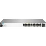 HPE Aruba 2530 24G PoE+ Managed L2 Gigabit Ethernet (10/100/1000) Black 1U PoE
