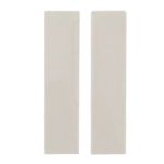 Cablenet Quarter Blank 12.5mm x 50mm White (PK 2)