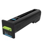 Lexmark 72K20C0 Toner-kit cyan return program, 8K pages ISO/IEC 19798 for Lexmark CS 820/CX 820/CX 860