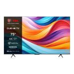 TCL 75C655K TV 190.5 cm (75") 4K Ultra HD Smart TV Wi-Fi Black
