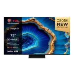 TCL C80 Series 75C805K TV 190.5 cm (75") 4K Ultra HD Smart TV Wi-Fi Black 1300 cd/mÂ²