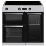 Beko 90cm Electric Induction Range Cooker - Stainless Steel
