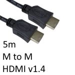 TARGET HDMI 1.4 (M) to HDMI 1.4 (M) 5m Black OEM Display Cable