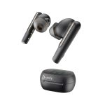 Poly Voyager Free 60+ UC Carbon Black Earbuds +BT700 USB-C Adapter +Touchscreen Charge Case