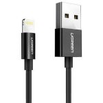 Ugreen 80822 US155 mobile phone cable Black 1 m USB A Lightning