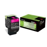 Lexmark 80C20M0/802M Toner-kit magenta return program, 1K pages ISO/IEC 19798 for Lexmark CX 310/410/510