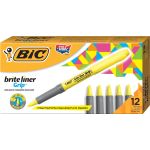 BIC 811935 marker 12 pc(s) Chisel tip Yellow