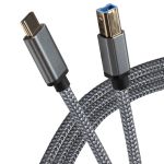 Maplin USB-C to USB-B Male Cable 2m