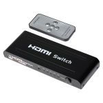 MPS HDMI Switch 5 Ports In 1 Port Out Ultra HD 4K@30Hz with Remote Control
