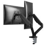 ProperAV Dual Swing Arm PC Monitor Mount Gas Spring Pneumatic Arms 19''-32\"