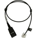 Jabra 8800-00-94 telephony cable 0.5 m Transparent,Black