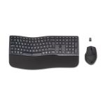 HP 680 Comfort Dual-Mode and Mouse Combo keyboard Mouse included Home RF Wireless + Bluetooth AZERTY Belgian Black