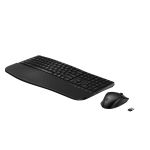 HP 685 CFT DUAL-MODE KB/MSE COMBO keyboard Mouse included Office RF Wireless + Bluetooth Black