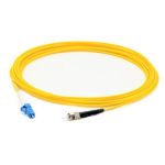 Titan 9-DX-LC-ST-3-YW fibre optic cable 3 m OS2 Yellow