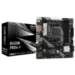 Asrock B450M Pro4-F Socket AM4 micro ATX AMD B450