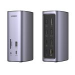 Ugreen USB-C Docking Station 12-in-1 Wired Silver
