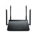 ASUS DSL-AC55U wireless router Dual-band (2.4 GHz / 5 GHz) Gigabit Ethernet Black
