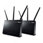 ASUS AiMesh AC1900 Whole-Home Wi-Fi System 2 Pack - 2 x RT-AC67U Routers, Dual Band, GB, App Management