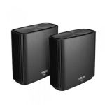 ASUS ZenWiFi AC (CT8) wireless router Tri-band (2.4 GHz / 5 GHz / 5 GHz) Gigabit Ethernet Black