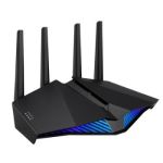 ASUS (RT-AX82U) AX5400 (574+4804Mbps) Wireless Dual Band RGB Router Mobile Game Mode 802.11ax AiMesh