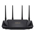 ASUS RT-AX58U wireless router Gigabit Ethernet Dual-band (2.4 GHz / 5 GHz) Black