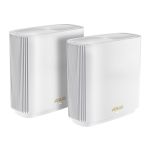 ASUS ZenWiFi AX (XT9) AX7800 2er Set WeiÃŸ Tri-band (2.4 GHz / 5 GHz / 5 GHz) Wi-Fi 6 (802.11ax) White 4 Internal