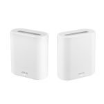 ASUS EBM68(2PK) â€“ Expert Wifi Tri-band (2.4 GHz / 5 GHz / 5 GHz) Wi-Fi 6 (802.11ax) White 3 Internal