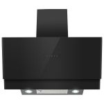 electriQ 90cm Angled Cooker Hood with Gesture Control - Black