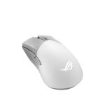 ASUS ROG Gladius III Wireless/Bluetooth/USB Aimpoint Gaming Mouse, 36000 DPI, Swappable Switches, 0 Click Latency, RGB, Mouse Grip Tape, White