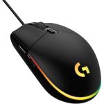 Logitech G203 Lightsync Optical 6 button Gaming Mouse - Black