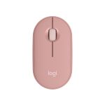 Logitech Pebble 2 M350s mouse Travel Ambidextrous RF Wireless + Bluetooth Optical 4000 DPI