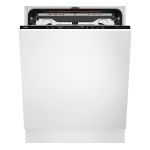 AEG Series 8000 SprayZone Integrated Dishwasher - Smart Wi-Fi, C-Rated, Black control panel