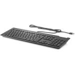 HP 911502-091 keyboard Office USB Norwegian Black