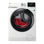 AEG Series 7000 LWR7195M4B washer dryer Freestanding Front-load White D