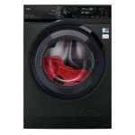 AEG Series 7000 LWR7416U6UD washer dryer Freestanding Front-load Black D