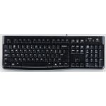 Logitech K120 keyboard USB QWERTY Italian Black