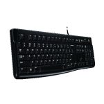 Logitech K120 keyboard USB Russian Black